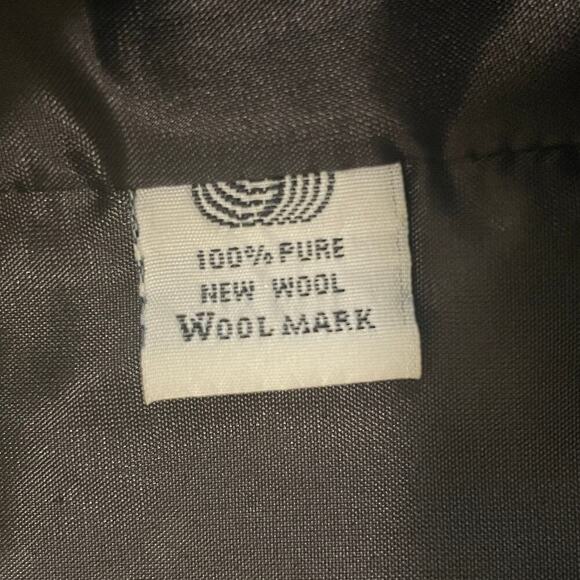 Pendleton 18W Plus 100% Virgin Wool Blazer | Black USA Classic Lined Jacket Coat - Picture 5 of 10